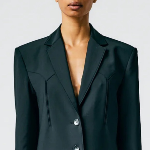 SOLD Tibi Tropical Wool Western Blazer - Picture 3 of 13